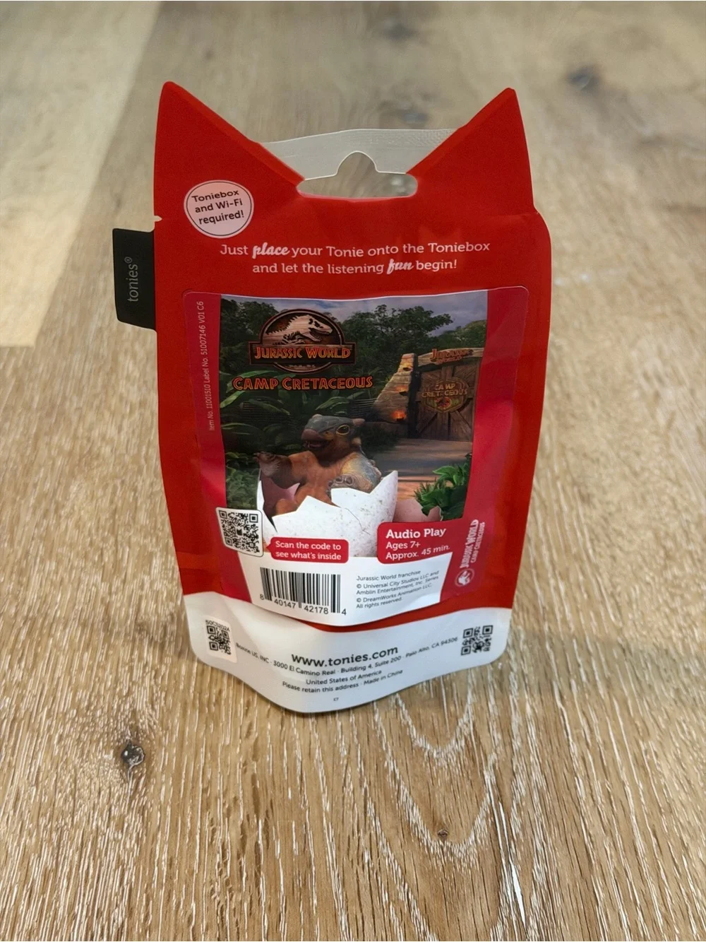 tonies Jurassic World Camp Cretaceous Audio Character - Red